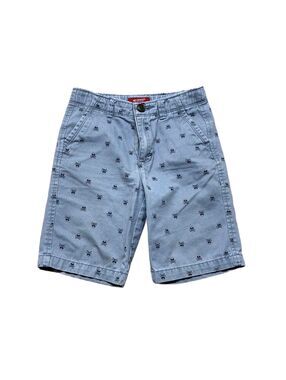 Arizona Jean Co. Boys' Gray Cotton Skull Print Shorts Size 7